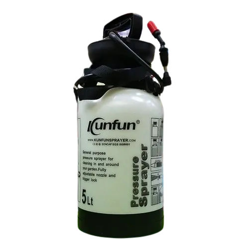 5 Liter Transparent Pressure Water Sprayer Bottle