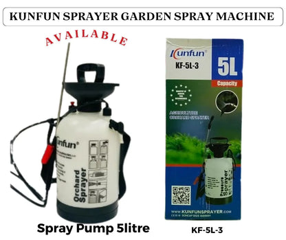 5 Liter Transparent Pressure Water Sprayer Bottle