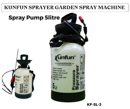 5 Liter Transparent Pressure Water Sprayer Bottle
