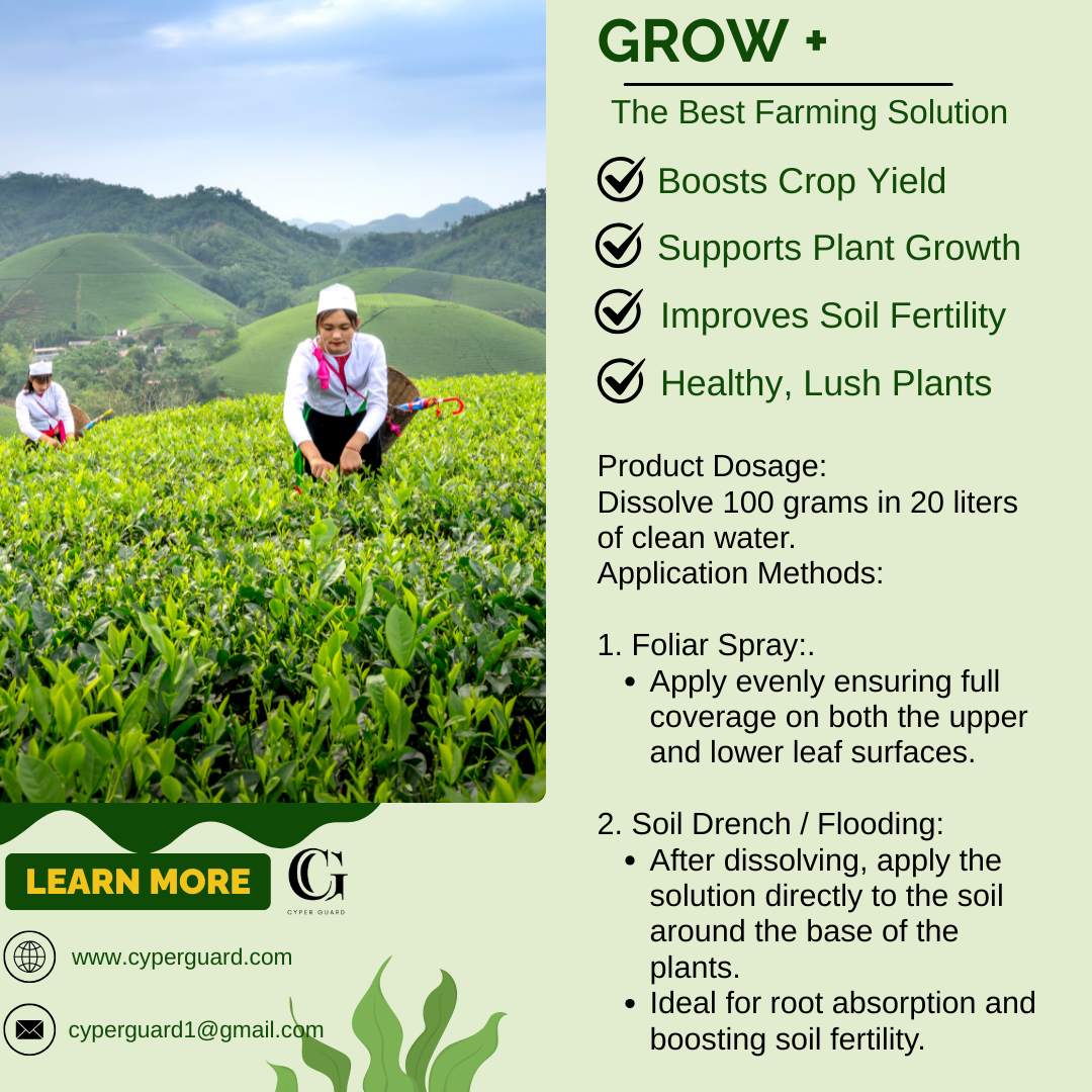 GROW + (NUTRIENT FOR PLANTS)