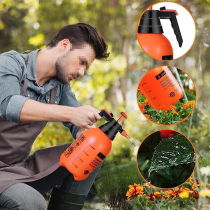 2 Liter Transparent Pressure Water Sprayer Bottle