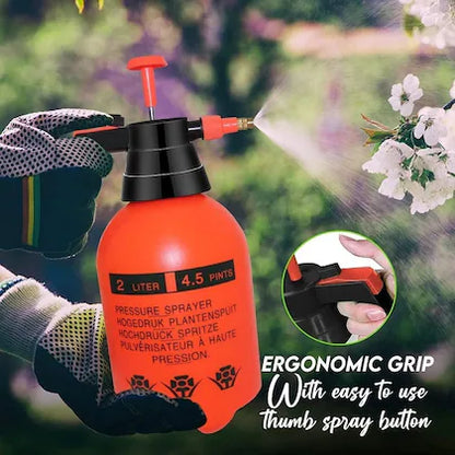 2 Liter Transparent Pressure Water Sprayer Bottle